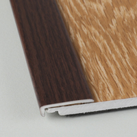 PVC End Profile PTE424 Dark Walnut 