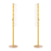 [962] BADMINTON POST YELLOW-BURIED TYPE