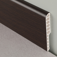 [622] PVC Skirting PDF95 Dark Walnut 